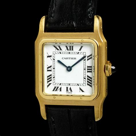 pre owned cartier santos dumont|cartier santos vintage.